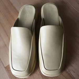 Raquel leather mules new with dust bag never worn.